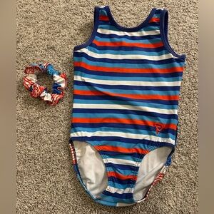 Plum flip side leotard size child medium